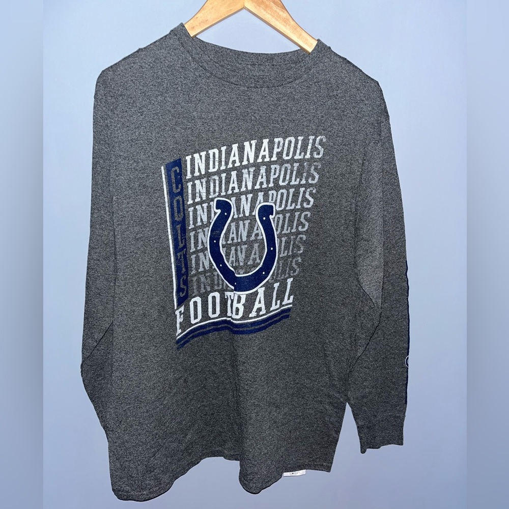 Indianapolis Colts NFL Gray Long Sleeve Shirt
